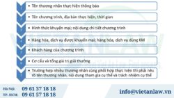 Mẫu hồ sơ thông báo khuyến mại