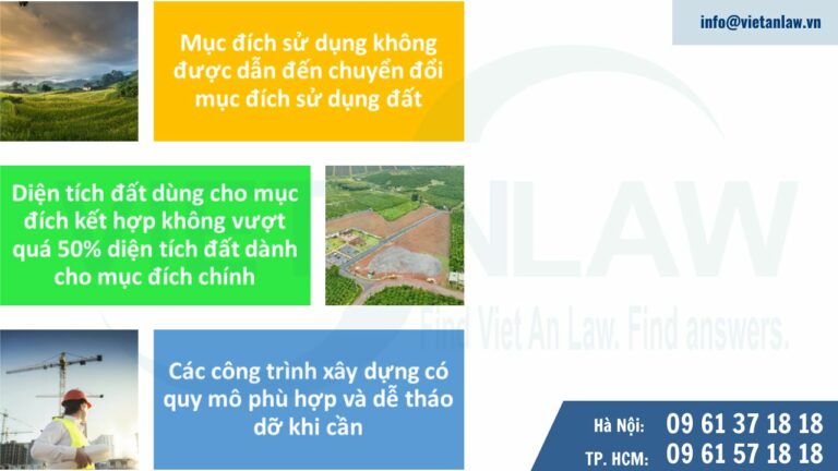 Điều kiện sử dụng Đất kết hợp đa mục đích