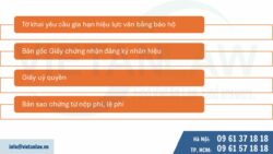 Nộp hồ sơ gia hạn hiệu lực văn bằng bảo hộ nhãn hiệu trực tiếp tại Cục SHTT