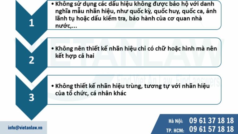 Lưu ý khi thiết kế mẫu nhãn hiệu