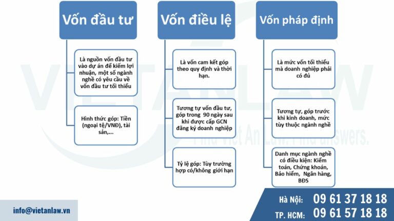 Các loại vốn của công ty có vốn đầu tư nước ngoài (FDI)