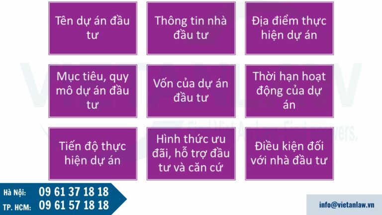 Các trường hợp thay đổi thông tin cần điều chỉnh Giấy chứng nhận đầu tư