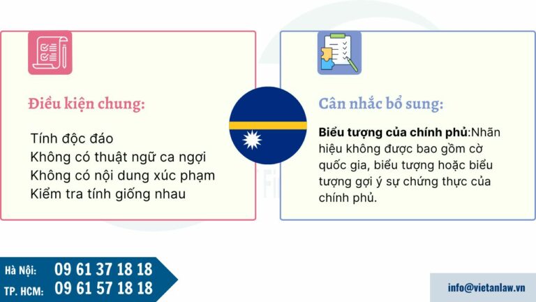 Điều kiện đăng ký nhãn hiệu tại Nauru