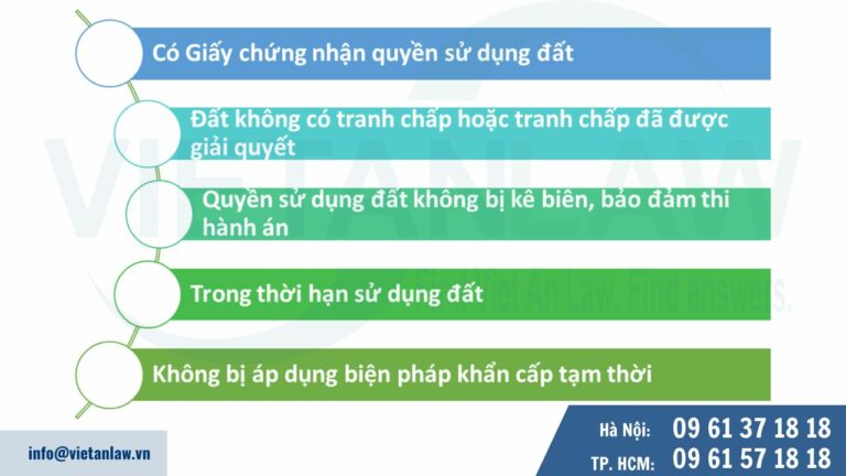 Điều kiện thực hiện quyền cho thuê đất