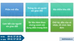 Mẫu đơn xin giao đất năm 2024