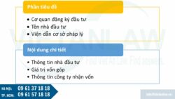 Văn bản chấp thuận về việc góp vốn của nhà đầu tư nước ngoài