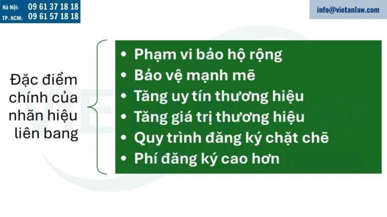 Đặc điểm chính của nhãn hiệu liên bang Mỹ