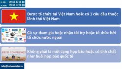 Điều kiện thực hiện xin giấy phép tổ chức hội nghị quốc tế