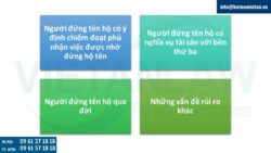 Giải quyết tranh chấp hợp đồng đứng tên hộ tài sản