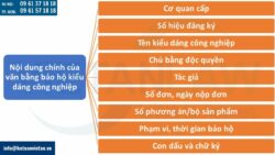 Nội dung văn bằng bảo hộ kiểu dáng công nghiệp