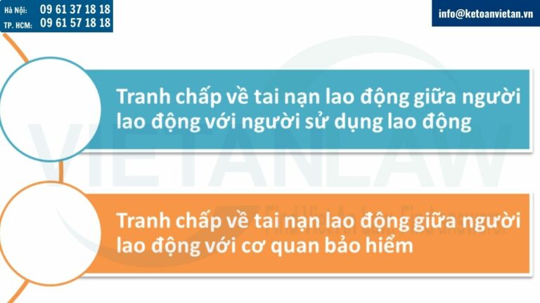 Phân loại tranh chấp liên quan đến tai nạn lao động