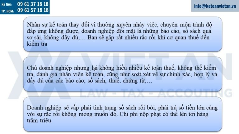 Thực trạng về vấn đề kế toán thuế ở những doanh nghiệp hiện nay