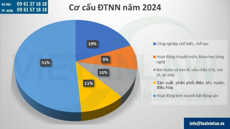 Cơ cấu đầu tư nước ngoài 2024