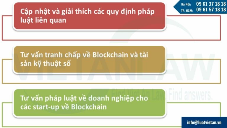 Dịch vụ tư vấn pháp luật Blockchain và tài sản kỹ thuật số