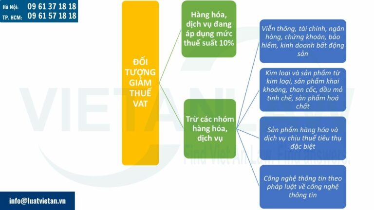 Đối tượng áp dụng mức giảm thuế giá trị gia tăng VAT cho 06 tháng đầu năm 2025