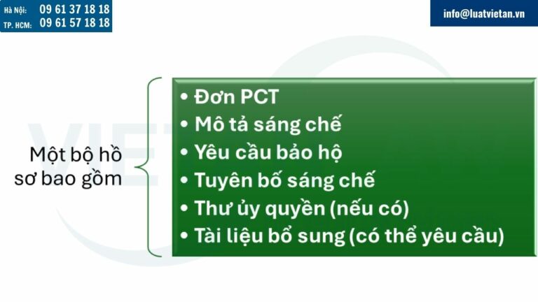 Hồ sơ đăng ký sáng chế thông qua hệ thống PCT