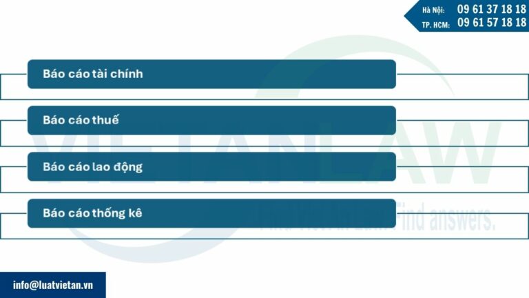 Các loại báo cáo sau thành lập công ty tại Pháp