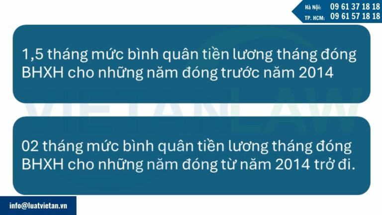 Cách tính mức hưởng BHXH một lần như thế nào