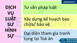 Luật sư hình sự tại Quận 5, Tp.Hồ Chí Minh