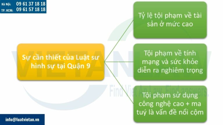 Sự cần thiết của luật sư hình sự tại Quận 9, Tp. Hồ Chí Minh