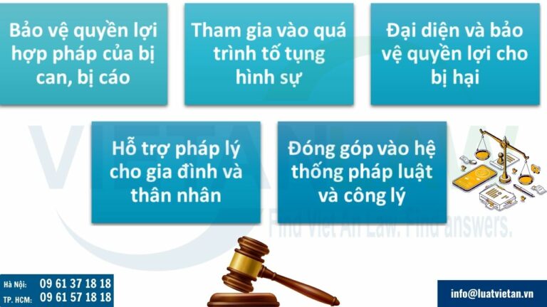 Vai trò của luật sư hình sự trong hệ thống pháp luật Việt Nam