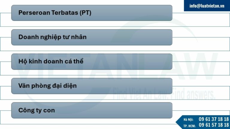 các loại hình kinh doanh có thể thành lập tại Indonesia