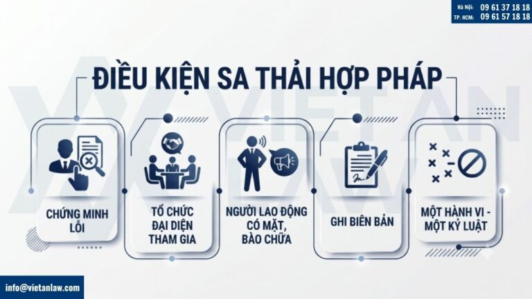 Các trường hợp sa thải người lao động hợp pháp