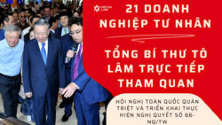 21 Doanh nghiệp tư nhân tiêu biểu quy tụ tại triển lãm Quốc hội – Tổng Bí Tô Lâm thư trực tiếp tham quan