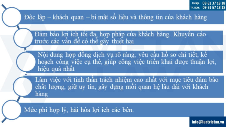 Cam kết của Đại lý thuế Việt An khi thực hiện dịch vụ rà soát báo cáo tài chính
