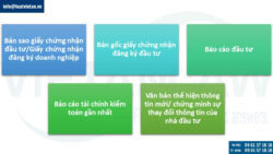Dịch vụ cập nhật thông tin nhà đầu tư đối với công ty FDI