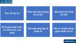 Lập dự án đầu tư để huy động vốn/tìm nhà đầu tư