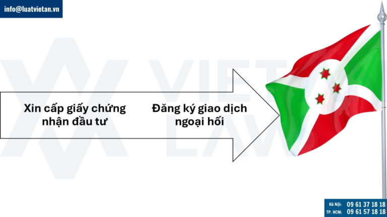 Thực hiện thủ tục tại Việt Nam trước khi thực hiện thủ tục đầu tư ra nước Burundi