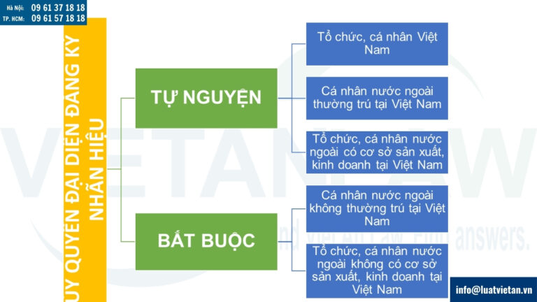 ủy quyền đại diện khi đăng ký nhãn hiệu