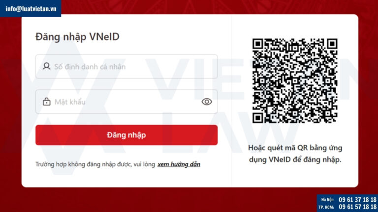 Đăng nhập vào tài khoản đăng ký kinh doanh trên dịch vụ công
