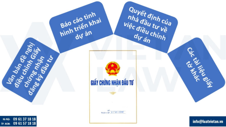 Hồ sơ điều chỉnh giấy chứng nhận đăng ký đầu tư
