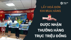 Lấy hoá đơn khi mua hàng có thể được nhận thưởng hàng trục triệu đồng đúng hay sai?