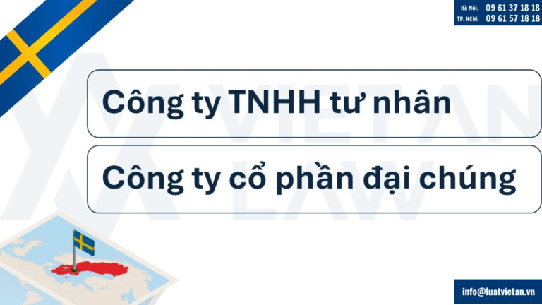 Loại hình công ty phổ biến có thể thành lập tại Thụy Điển