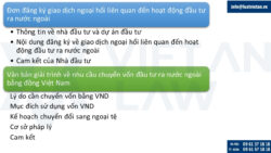 Hồ sơ đăng ký giao dịch ngoại hối đầu tư ra nước ngoài
