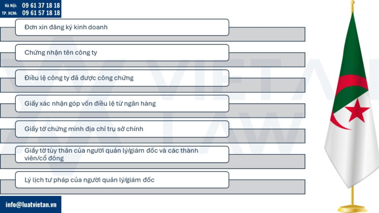 hồ sơ thành lập công ty tại Algeria