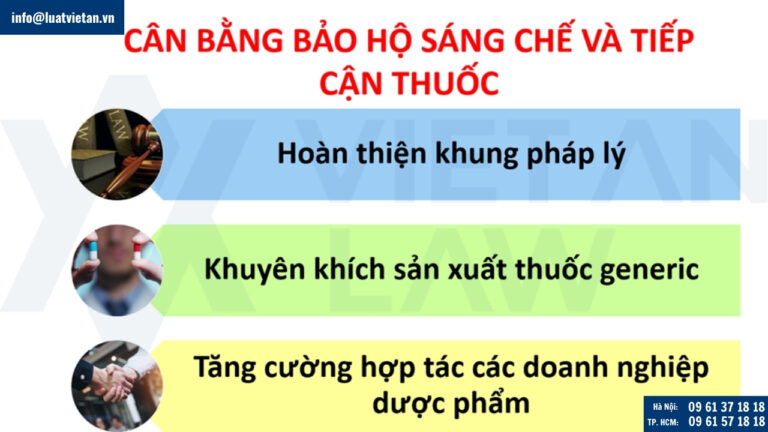 Giải pháp cân bằng giữa bảo hộ sáng chế và tiếp cận thuốc