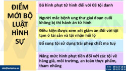 Các điểm mới Bộ luật Hình sự sửa đổi 2025