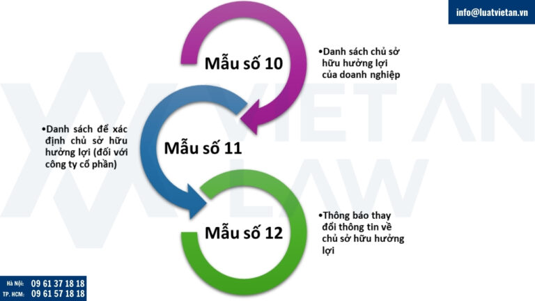 Các mẫu biểu kê khai chủ sở hữu hưởng lợi theo Thông tư số 68/2025/TT-BTC
