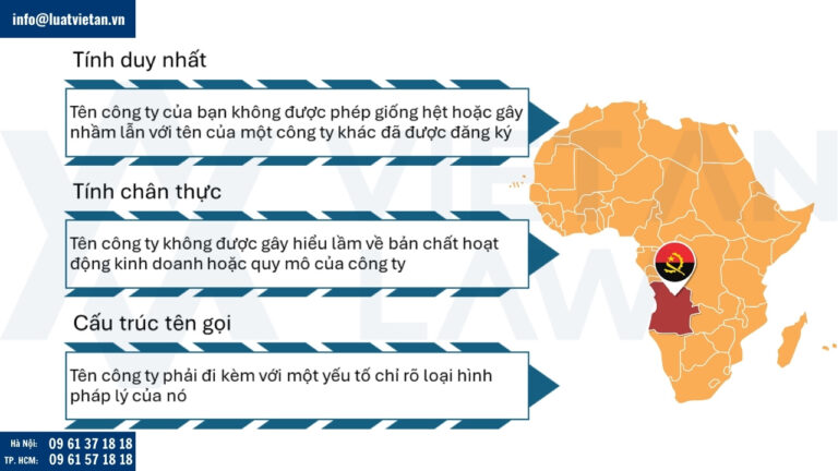 Điều kiện Đặt tên để thành lập công ty tại Angola