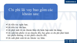 Quy định về chi phí lãi vay không được tính trừ
