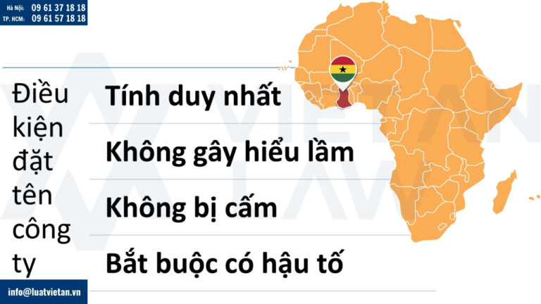 Điều kiện đặt tên công ty tại Ghana