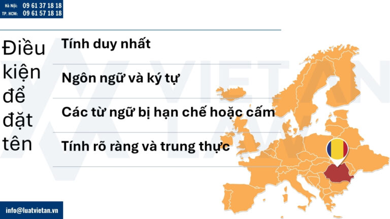 Điều kiện đặt tên để thành lập công ty tại Romania