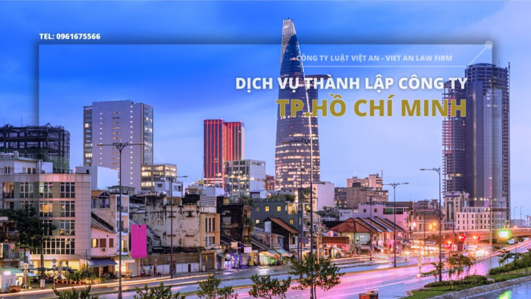 Thành lập công ty tại các phường của Tp. Hồ Chi Minh