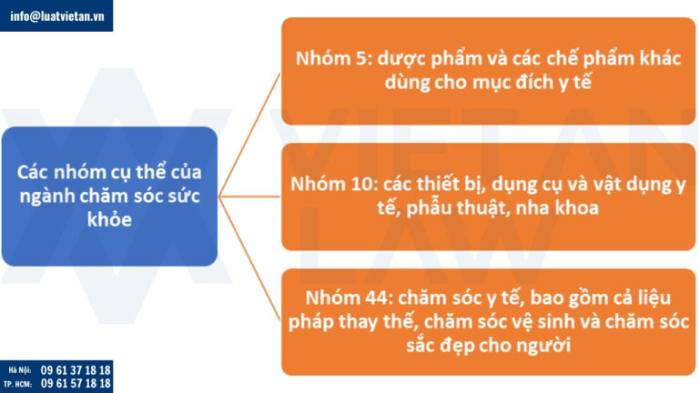 Các nhóm cụ thể của ngành chăm sóc sức khỏe