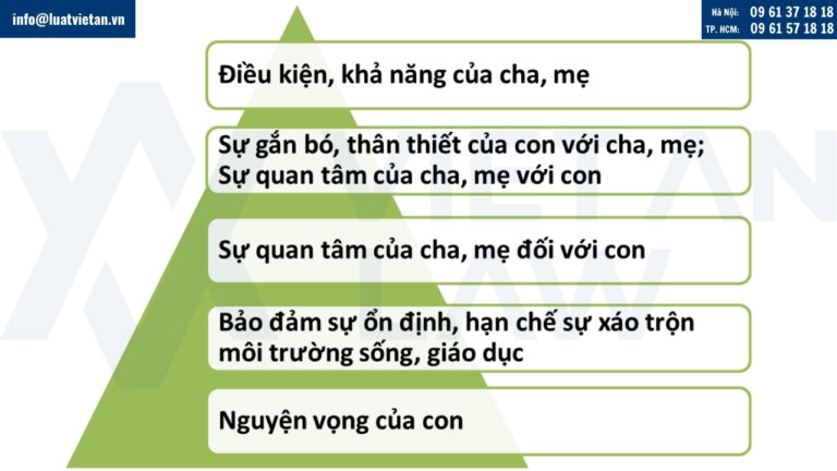 Điều kiện để được nhận quyền nuôi con khi ly hôn