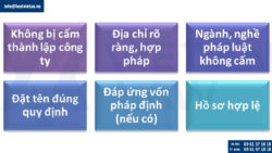 Thành lập công ty tại phường Tân Định, TP Hồ Chí Minh